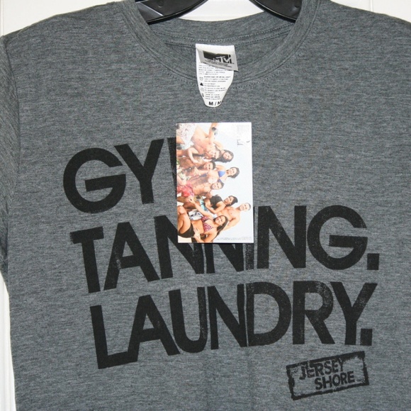 Jersey Shore Grey Graphic Tee Size Small - Picture 1 of 2